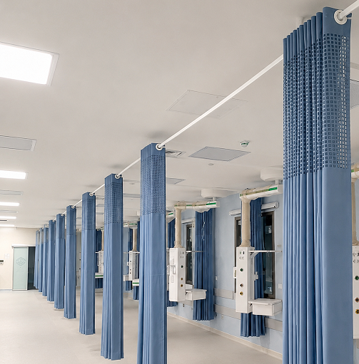 Bent Rod Hospital Curtain