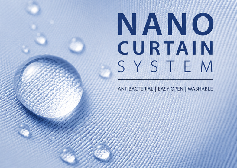 Water-Repellent, Antibacterial and Stain-Resistant Hospital Curtain Fabric